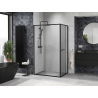 Mexen Linea cabine de douche coulissante 85 x 80 cm, transparente, noire - 8E1-085-080-70-70