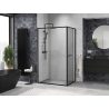 Mexen Linea cabine de douche coulissante 85 x 95 cm, transparente, noire - 8E1-085-095-70-70