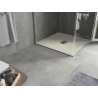 Mexen Hugo receveur de douche carré SMC 100 x 100 cm, beige, cache inox - 42691010-X