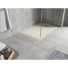 Mexen Hugo receveur rectangulaire SMC 120 x 90 cm, beige, cache inox - 42699012-X