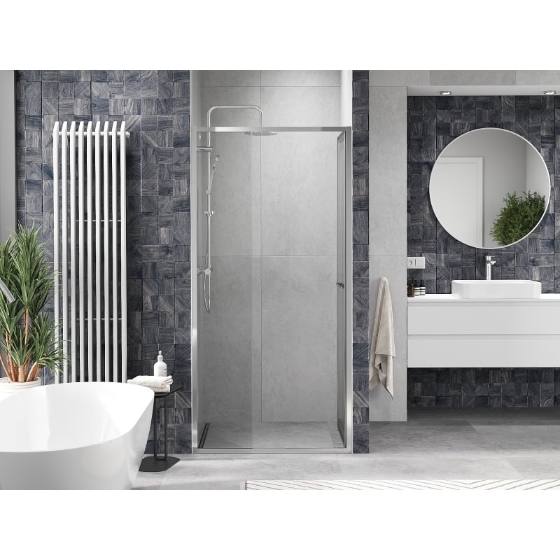 Mexen Linea portes de douche coulissantes 90 cm, transparent, chrome - 8E1-090-000-01-01