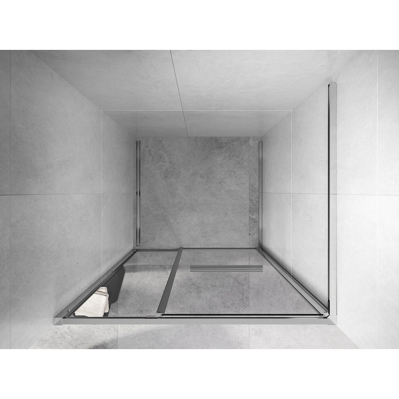 Mexen Linea portes de douche coulissantes 90 cm, transparent, chrome - 8E1-090-000-01-01