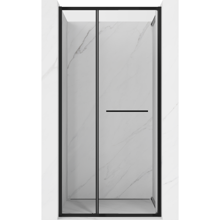 Mexen Linea portes de douche coulissantes 80 cm, transparentes, noires - 8E1-080-000-70-70