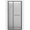 Mexen Linea porte de douche coulissante 95 cm, transparente, noire - 8E1-095-000-70-70