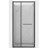 Mexen Linea porte de douche coulissante 100 cm, transparent, noir - 8E1-100-000-70-70