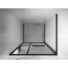 Mexen Linea portes de douche coulissantes 90 cm, transparentes, noires - 8E1-090-000-70-70