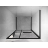 Mexen Linea porte de douche coulissante 110 cm, transparente, noire - 8E1-110-000-70-70
