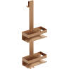 Mexen Brin-2 panier de salle de bain avec cintre, cuivre brossé - 70A8842-65
