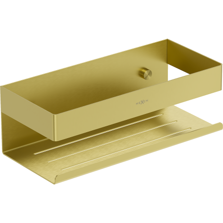Mexen Brin-L panier de salle de bain, or brossé - 70A8730-55