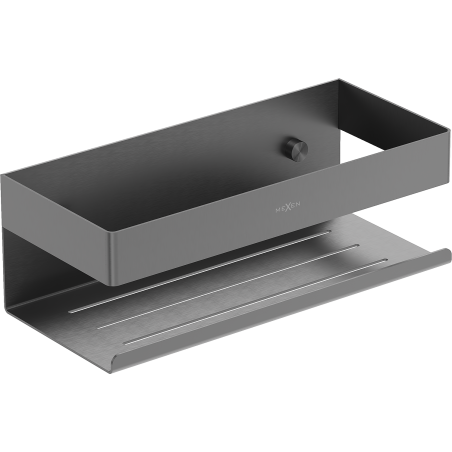 Mexen Brin-L panier de salle de bains, gris pistolet brossé - 70A8730-66