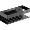 Mexen Brin-L panier de salle de bain, chrome noir - 70A8730-73