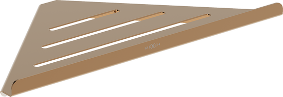 Mexen Diva-C panier de salle de bain d'angle, or rose - 70A8528-60