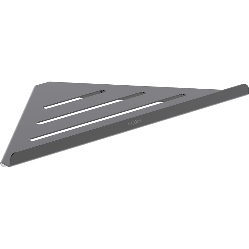 Mexen Diva-C panier de salle de bain d'angle, chrome noir - 70A8528-73