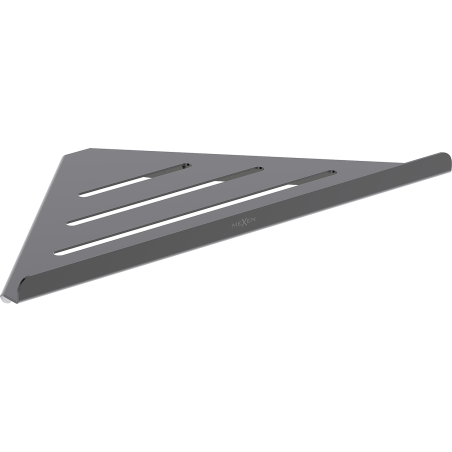 Mexen Diva-C panier de salle de bain d'angle, chrome noir - 70A8528-73