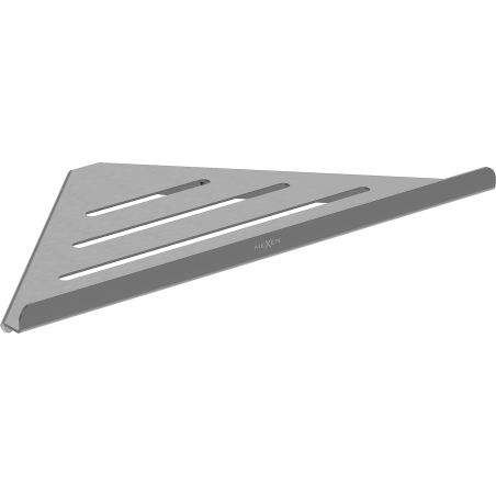 Mexen Diva-C panier de salle de bain d'angle, gun gray brossé - 70A8528-66