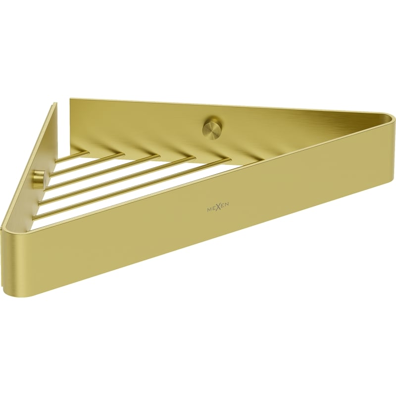 Mexen Evos-C panier de salle de bain d'angle, or brossé - 70A8514-55