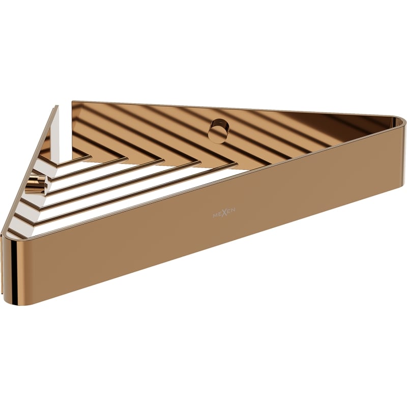 Mexen Evos-C panier de salle de bain d'angle, or rose - 70A8514-60