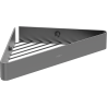 Mexen Evos-C panier de salle de bains d'angle, gris pistolet brossé - 70A8514-66
