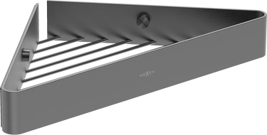 Mexen Evos-C panier de salle de bains d'angle, gris pistolet brossé - 70A8514-66