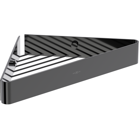 Mexen Evos-C panier de salle de bain d'angle, chrome noir - 70A8514-73
