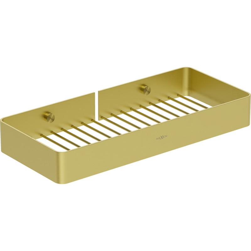 Mexen Evos-L panier de salle de bain, doré brossé - 70A8714-55