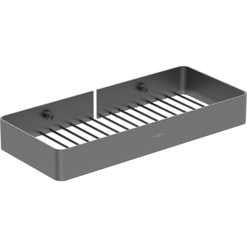 Mexen Evos-L panier de salle de bains, gris pistolet brossé - 70A8714-66