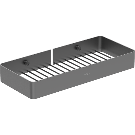 Mexen Evos-L panier de salle de bains, gris pistolet brossé - 70A8714-66