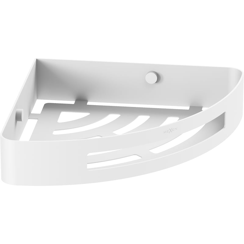 Mexen Laxo-C panier de salle de bain d'angle, blanc - 70A8513-20