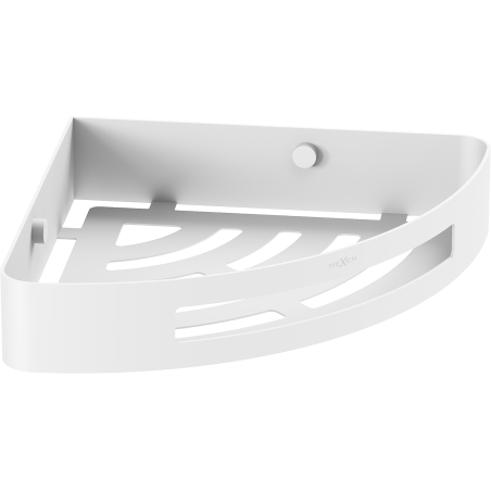 Mexen Laxo-C panier de salle de bain d'angle, blanc - 70A8513-20
