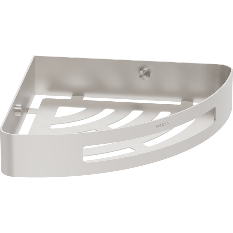 Mexen Laxo-C panier de salle de bain d'angle, nickel brossé - 70A8513-97