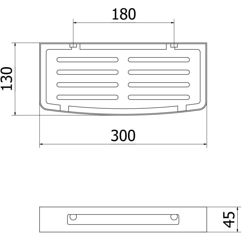 Mexen Laxo-L panier de salle de bain, doré - 70A8713-50