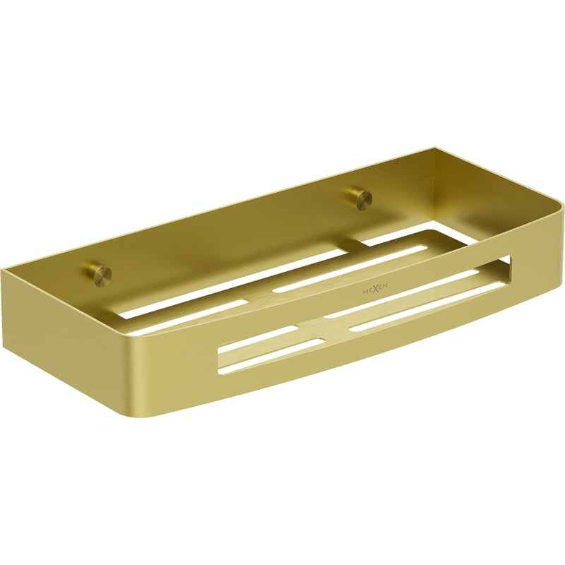 Mexen Laxo-L panier de salle de bain, doré brossé - 70A8713-55