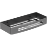 Mexen Laxo-L panier de salle de bain, gris canon brossé - 70A8713-66