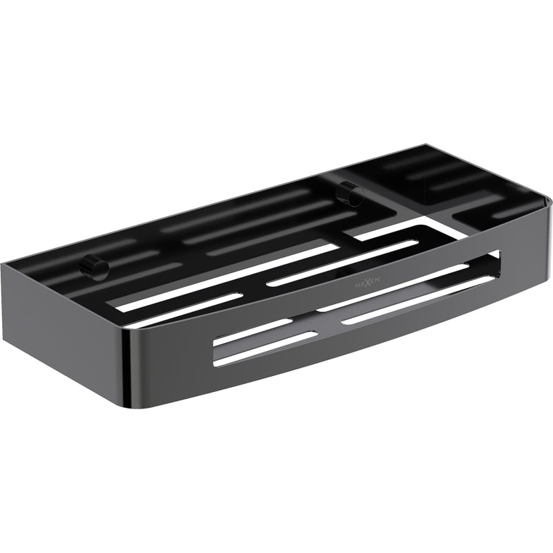 Mexen Laxo-L panier de salle de bain, chrome noir - 70A8713-73