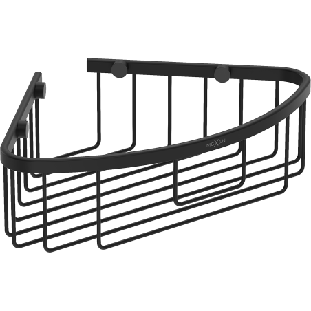 Mexen Uni-C panier de salle de bain d'angle, noir - 70A8517-70