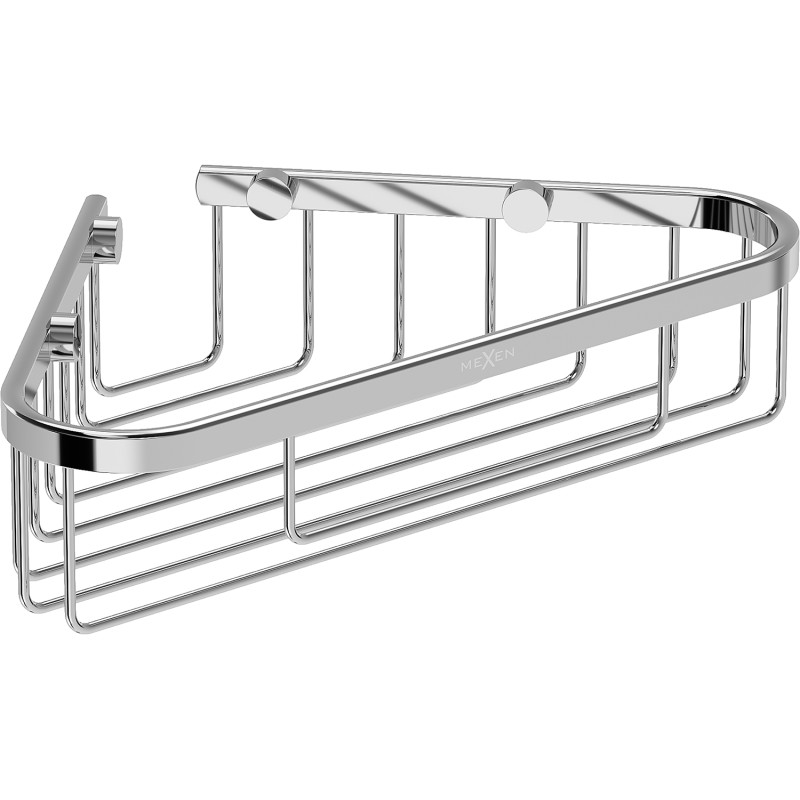 Mexen Uni-T panier de salle de bain d'angle, chromé - 70A8520-00