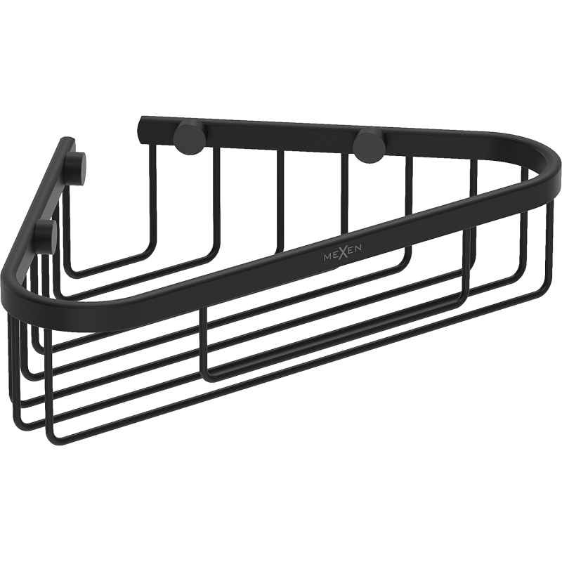 Mexen Uni-T panier de salle de bain d'angle, noir - 70A8520-70