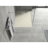 Mexen Hugo receveur de douche rectangulaire SMC 100 x 90 cm, beige, cache blanc - 42699010-W