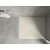 Mexen Hugo receveur rectangulaire SMC 120 x 100 cm, beige, cache blanc - 42691012-W