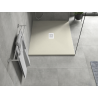 Mexen Hugo receveur rectangulaire SMC 120 x 100 cm, beige, cache blanc - 42691012-W