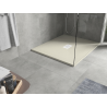 Mexen Hugo receveur rectangulaire SMC 120 x 100 cm, beige, cache blanc - 42691012-W