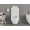 Mexen Carmen cuvette WC Rimless avec abattant slim à descente progressive, duroplast, blanc brillant - 30880500