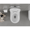 Mexen Carmen cuvette WC Rimless avec abattant slim à descente progressive, duroplast, blanc brillant - 30880500