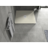 Mexen Hugo receveur de douche carré SMC 80 x 80 cm, beige, cache blanc - 42698080-W