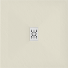 Mexen Hugo receveur de douche carré SMC 90 x 90 cm, beige, cache blanc - 42699090-W