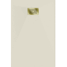 Mexen Hugo receveur de douche rectangulaire SMC 120 x 90 cm, beige, cache or - 42699012-G