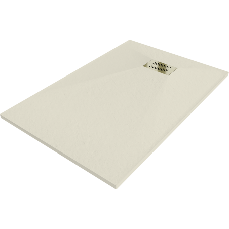 Mexen Hugo receveur de douche rectangulaire SMC 120 x 90 cm, beige, cache or - 42699012-G
