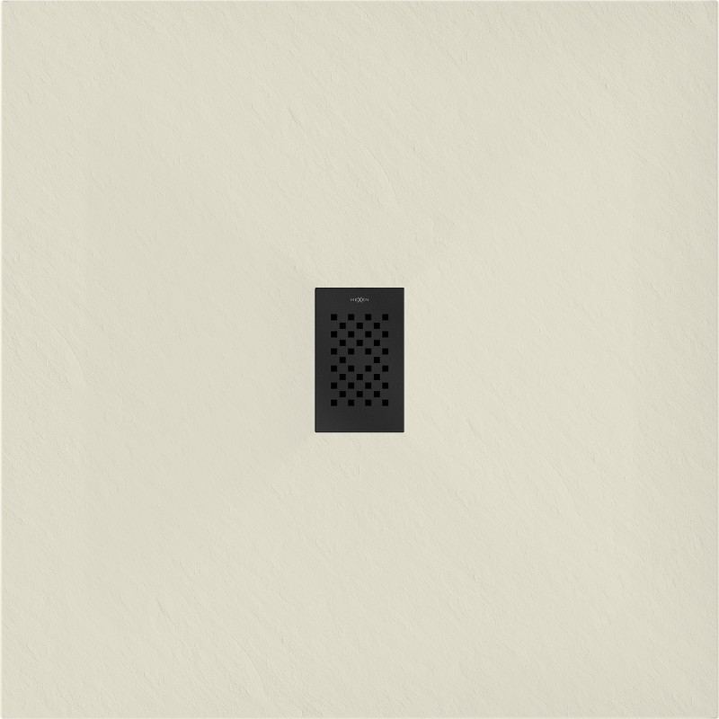 Mexen Hugo receveur de douche carré SMC 100 x 100 cm, beige, cache noir - 42691010-B