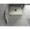 Mexen Hugo receveur de douche carré SMC 100 x 100 cm, beige, cache noir - 42691010-B