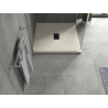 Mexen Hugo receveur de douche carré SMC 80 x 80 cm, beige, cache noir - 42698080-B